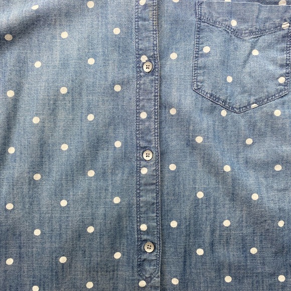 GAP Polka Dot Denim Shirt - Picture 2 of 2